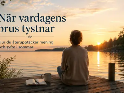 När vardagens brus tystnar blir det lättare att höra det som verkligen betyder något.