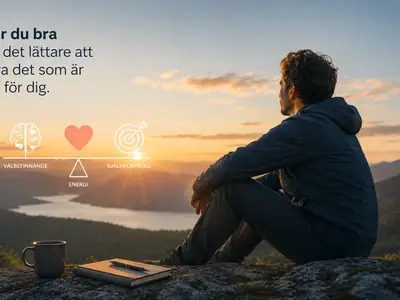 Mår du bra blir det lättare att göra det som är bra för dig.